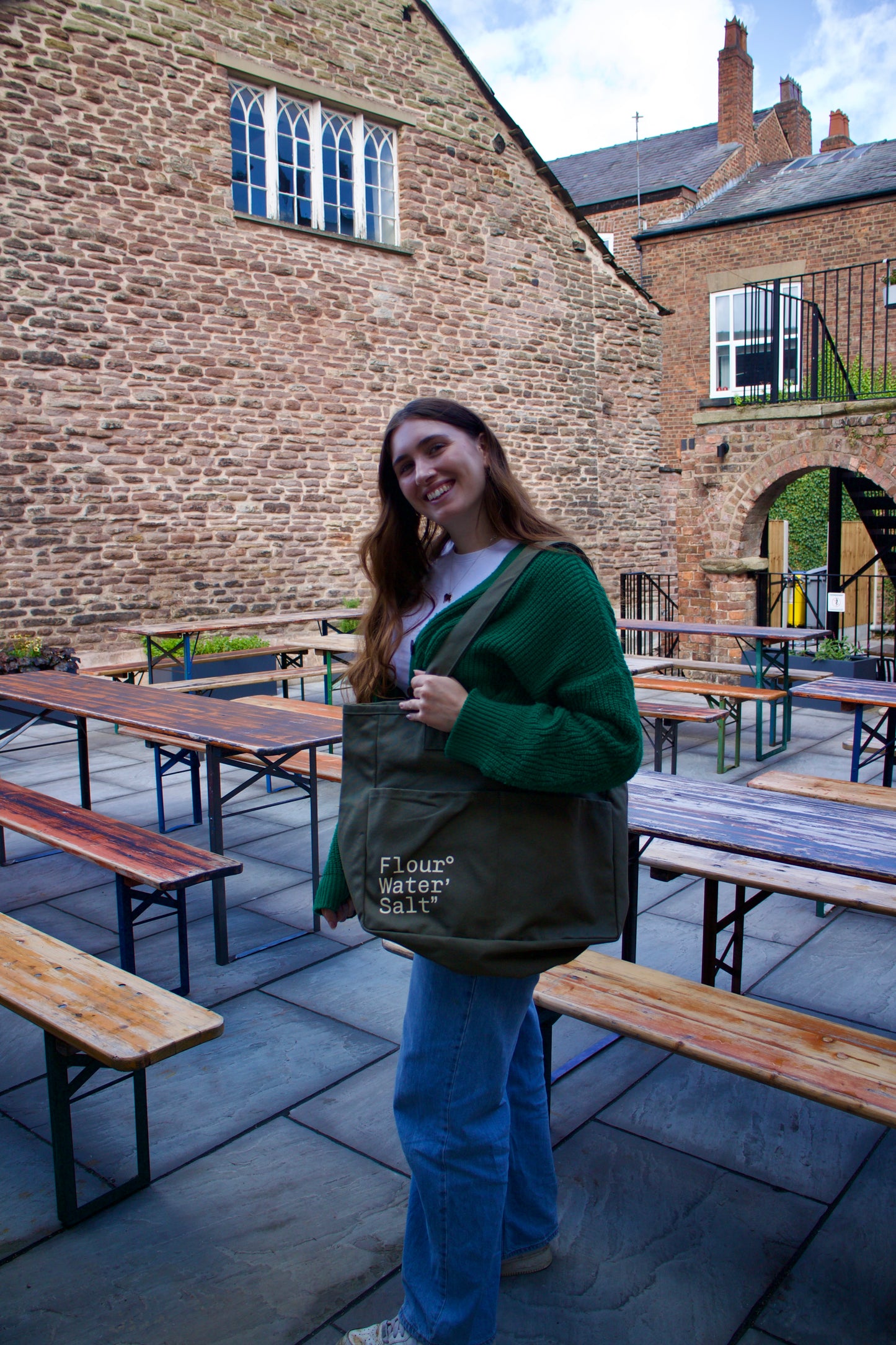 FWS Tote Bag - Forest Green