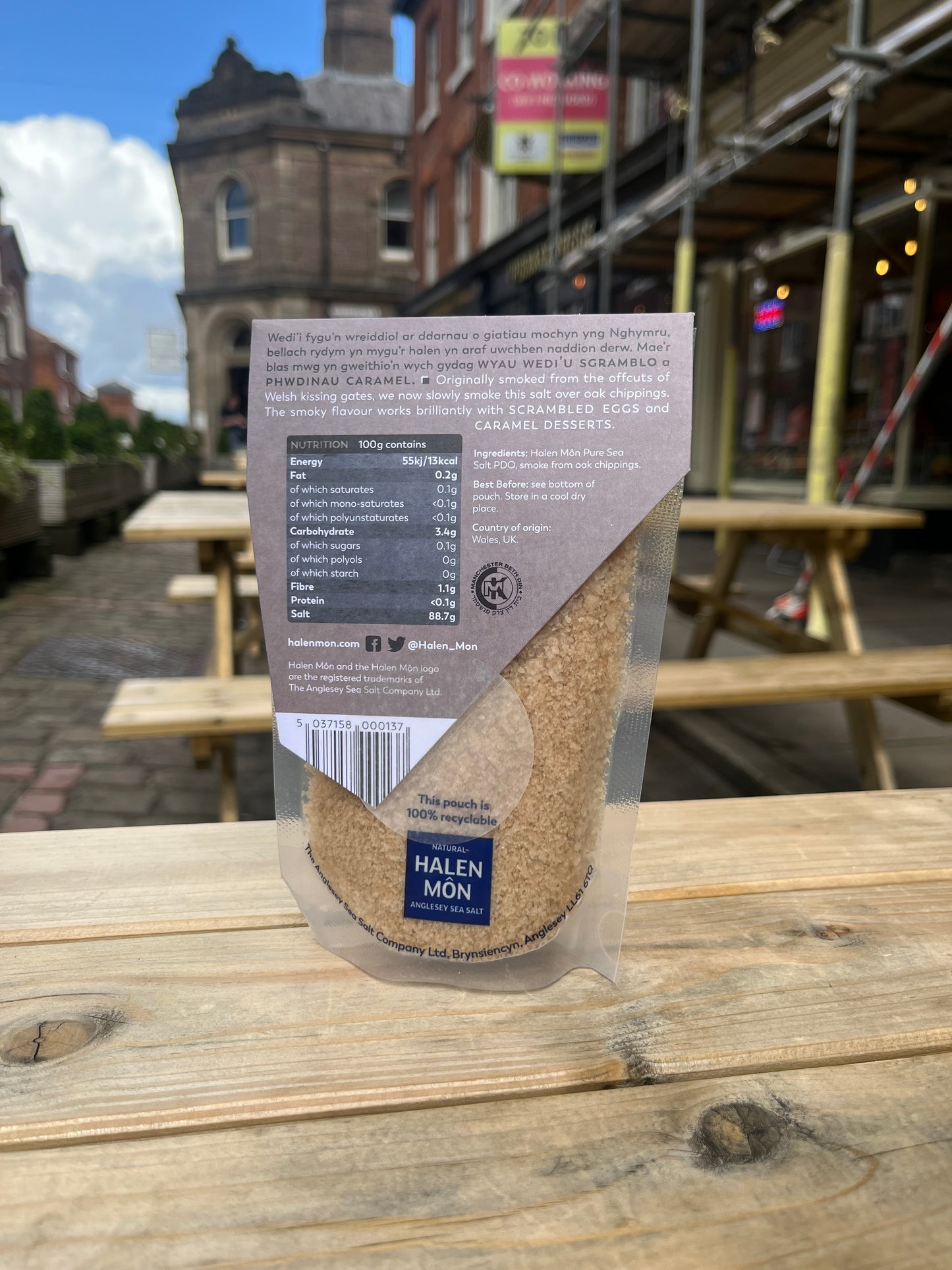Halen Môn Oak-Smoked Sea Salt 100g
