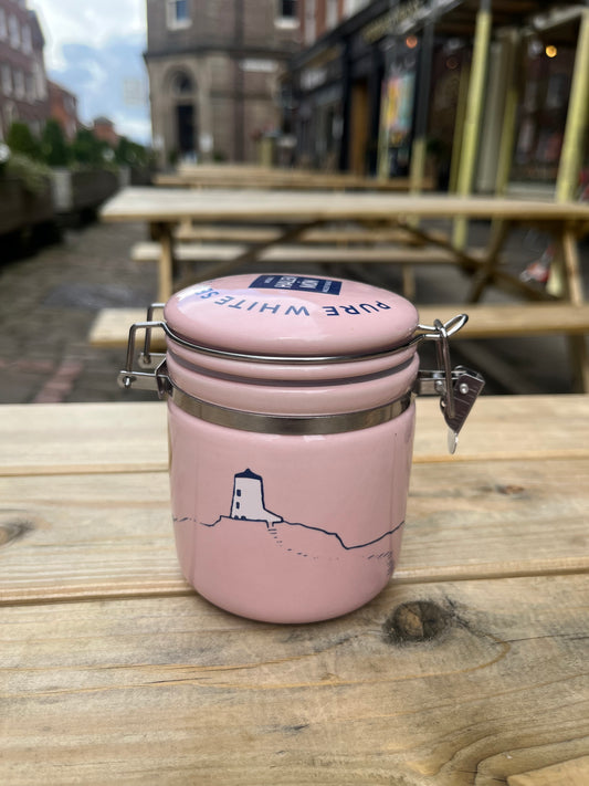 Halen Môn Pink Ceramic Jar w/ 100g Pure Sea Salt